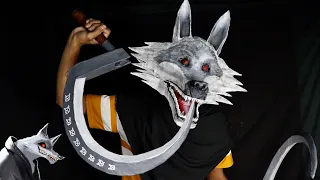 How to make Scary Death Wolf Mask from Puss in boots: The last wish
