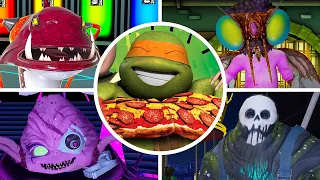 TMNT Arcade: Wrath of the Mutants - All Bosses & Ending