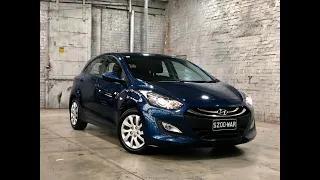 2013 Hyundai i30 GD Active Blue 6 Speed Sports Automatic Hatchback #c158921