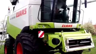 CLAAS Lexion 550,  2007 р.в., огляд, обзор комбайна