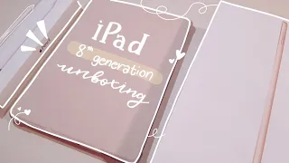 ⭐︎ Unboxing iPad 8th generation + apple pencil + accessories ⭐︎