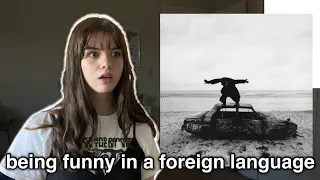 reacting to : being funny in a foreign language - the 1975