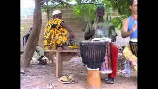 Djembe Lessons:  Diansa (Danza) Rhythm and Djembe Solo Patterns Recital in Bamako, Mali, West Africa