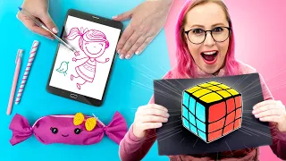 Ideias Sensacionais do TikTok e Kwai 💡 Caneta Mágica, Cubo Mágico, Estojo Kawaii e Bolhas de sabão