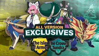 ALL VERSION EXCLUSIVES In CROWN TUNDRA! - Pokemon Sw/Sh/IoA