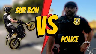 SUR RON vs POLICE // Feat. Oakland Bikers