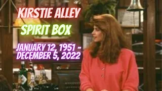 Kirstie Alley Spirit Box- Using the Wonder Box App