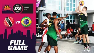 Trinadad and Tobago 🇹🇹 vs Brazil 🇧🇷  | Men | Bronze Medal Game | Full Game | FIBA 3x3 AmeriCup 2022