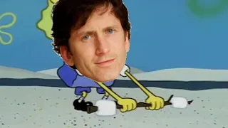 Todd Howard Portrayed by Spongebob