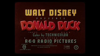 Donald Duck – Let’s Stick Together (1952) – original RKO titles