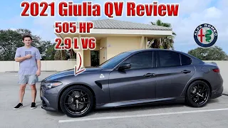 2021 Alfa Romeo Giulia Quadrifoglio Review- Why It's The Best Sport Sedan For Under $100,000