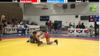 74 KG R16 - Georgi Ivanov (Bulgaria) vs. Nathaniel Carr (TMWC)