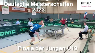 Finale der Jungen | Deutsche Meisterschaften 2023 | Lleyton Ullmann - Andre Bertelsmeier |Highlights