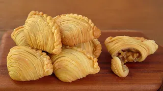 [Without Oven] Crispy Apple Pie Recipe Like Pastry :: Spiral Puff