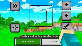 How To CUSTOMIZE MCPE Touch Controls! - Minecraft Bedrock
