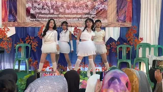 Blinkkids Dance Performance for the last time at school (laskar pelangi, blackpink)