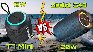 Zealot S49 Super Bass ou Tronsmart T7 Mini? QUEM Leva MELHOR? #comparativo