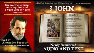 64 |  Book of 3 John | Read by Alexander Scourby | AUDIO AND TEXT | FREE on YouTube | GOD IS LOVE!