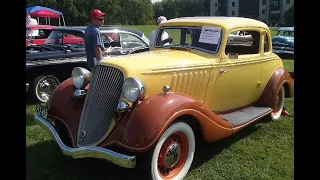 Antique Cars (1911 - 1949) at Rose Hill Manor Benefit Car Show 2021 3D 180 VR