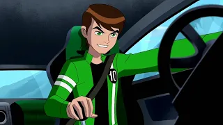 Ben e Kevin apostando corrida(Ben 10 Supremacia Alienígena)