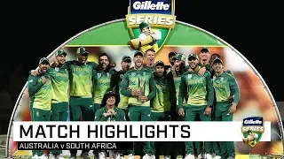 Proteas claim series in high-scoring clash | Australia v South Africa | Third ODI, 2018-19