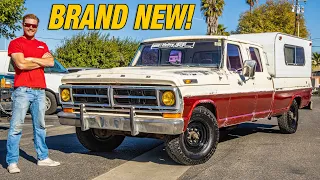 FORGOTTEN 1971 Ford F250 Crew Cab INSANE Paint Transformation!