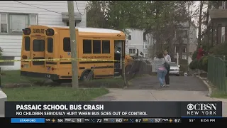 Special Needs School Bus Crashes In NJ