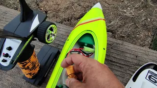 RC BOAT FT009 UNBOX HIGHT SPEED FAST & FUN 4K