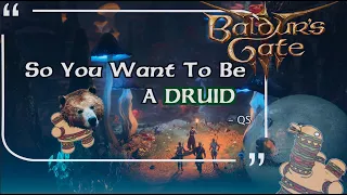 Baldurs Gate 3 - So You Want To Be A Druid? (Bear Necessities)