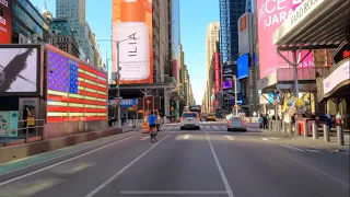 Driving across Manhattan, New York • From Uptown to Downtown • 4K