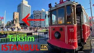 Istiklal Street | Walking Tour In The Beating heart Of Istanbul 2021 |4k UHD