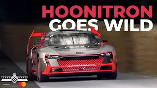 Ken Block's incredible Hoonitron pays tribute smoking the Hill at FOS