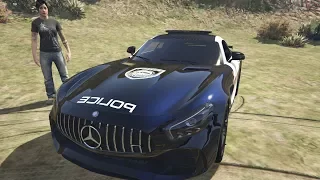 GTA 5: Mercedes-Benz AMG GTR 2017 Police