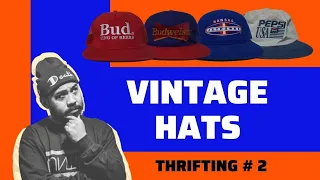 VINTAGE HATS FROM THRIFT STORE: THRIFTING #2