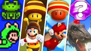 Evolution of Super Mario Animal Power-Ups (1988 - 2019)