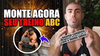 Como montar um treino ABC 2x *passo-a-passo com tabela GRÁTIS*