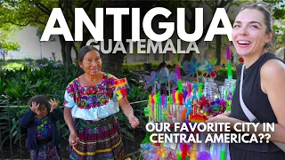 ANTIGUA (GUATEMALA) might be our FAVORITE CITY in CENTRAL AMERICA! - travel vlog