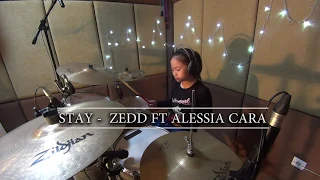STAY - ZEDD FT ALESSIA CARA DRUM COVER BY DOMINIQUE EDREA MIRACLE