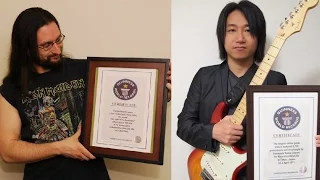 ギネス記録ギタリストによる究極の速弾きバトル！/Guinness World Record guitarists shred battle!