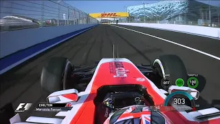 F1 2014 R16 Russia FP1 - Max Chilton Onboard