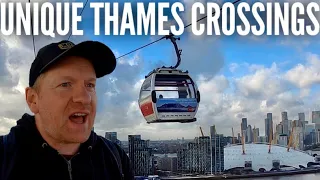 I fly to London City and spend the day looking for as many unique Thames crossings as possible!