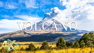VOLCANO 4K - Scenic Relaxation Film with Calming Music - 4K Video Ultra HD