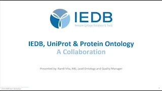 2023 User Workshop – 3.6 – IEDB, UniProt & Protein Ontology - A Collaboration & Section 3 Q&A