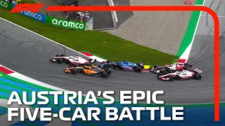 Epic Five-Car F1 Battle In Austria! | 2022 Formula 1 Season