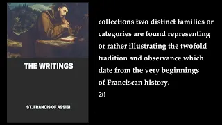 The Writings of St. Francis of Assisi ❤️ By St. Francis of Assisi. FULL Audiobook