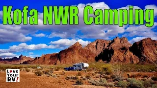 Camping in the Kofa National Wildlife Refuge Arizona