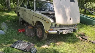 Lada 2106 First Start In 5 Months