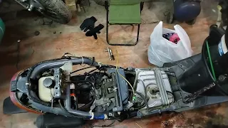 ремонт двигателя Хонда дио аф 34
