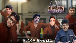 arresting TELUGU GAMING YOUTUBERS  - funny game - telugu