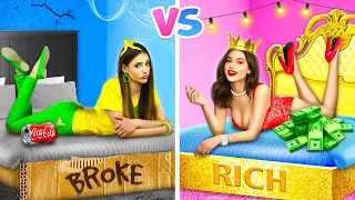 Rich vs Broke Girls | Awesome Moments And Funny Hacks For Any Occasion by RATATA COOL